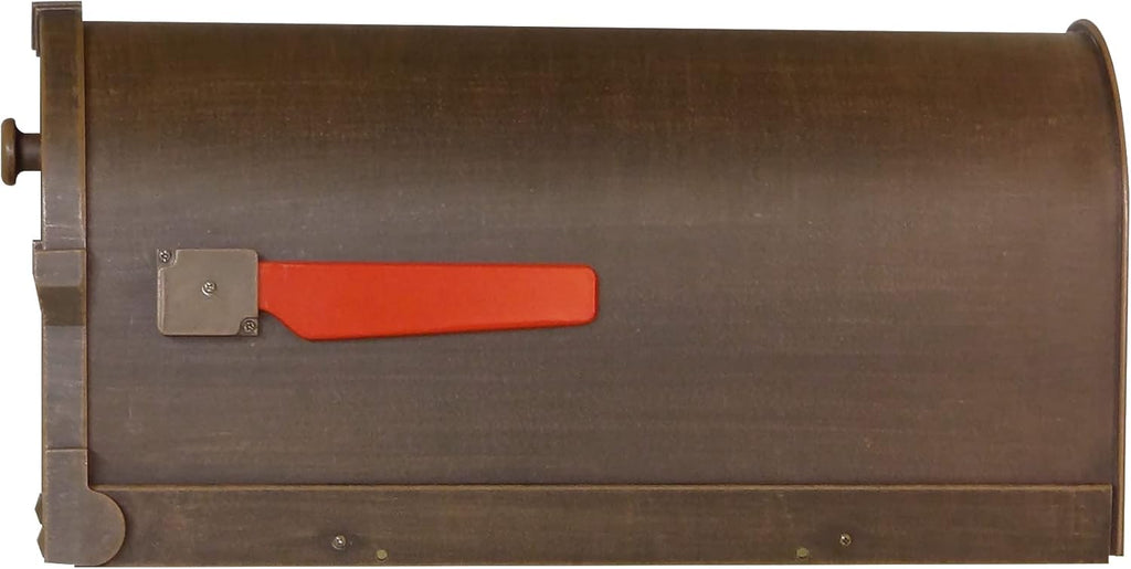 Savannah Curbside Mailbox - Copper Aluminum Mailbox for Post Mount