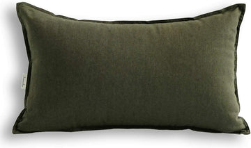 Cotton Linen Square Decorative Throw Pillow Case Cushion Cover with Twin Needles Stitch on Edge,for Wedding Party
