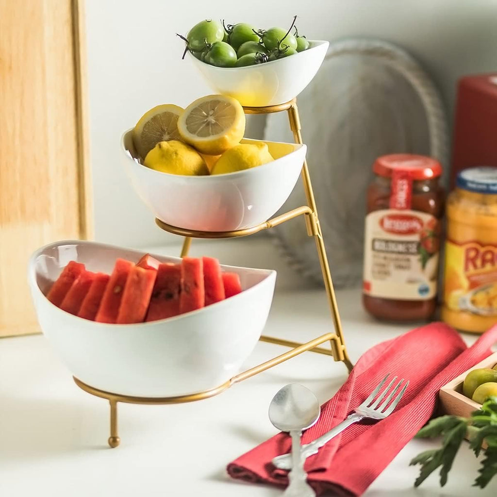 3 Tier Serving Stand, Serving Dishes for Entertaining