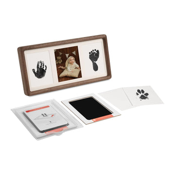 Inkless Baby Hand and Footprint Kit, Clean-Touch Pad with Frame