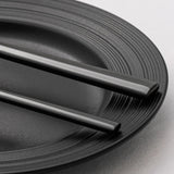Black Silverware Set, 20-Piece Forged Flatware Set Cutlery Set Premium Stainless Steel, Service for 4