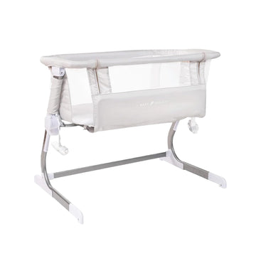 Beside Me Dreamer Bassinet | Bedside Sleeper | 7-Position Height Adjustment | Driftwood Grey