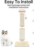 Cat Scratching Post for Large Cats, Cat Scratcher for Indoor Cats Adults