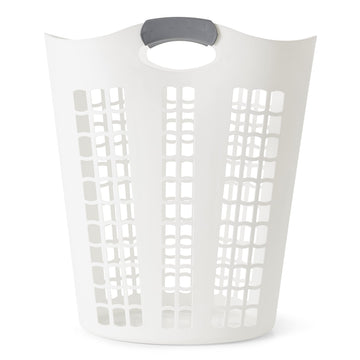 Living Laundry Basket, Easy Carry Flex Collapsible Hamper, 87.5L