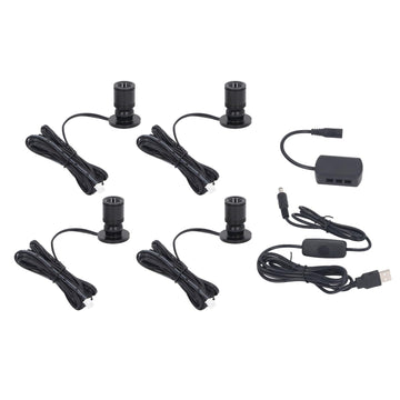 5V Dimmable LED Mini Spot Light with 6.6ft Cable, Jewelry/Indoor Picture/Art/Model Display Lights, USB Powered