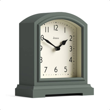 Tavern Mantel Clock | Modern Arch top Design | Green