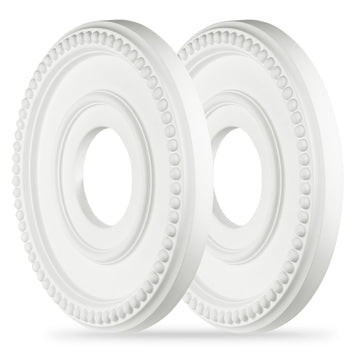 Ceiling Medallion 12-1/2" OD x 3-15/16" ID x 1-1/8"P, Ceiling Decorative Molded Round Ceiling Medallions for