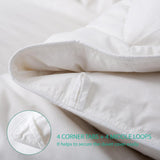 Down Feathers Fiber Comforter Queen - 750 Fill Power All Season Down Duvet Insert