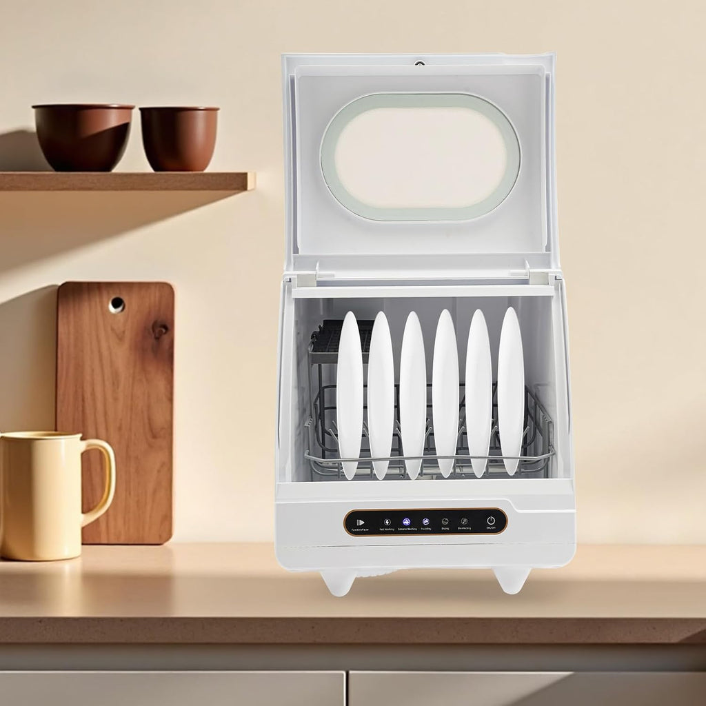 Portable Countertop Dishwasher, Mini Dishwasher