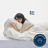 95% Hungarian Goose Down Comforter, Heavyweight Winter Duvet Insert, 750 Fill Power