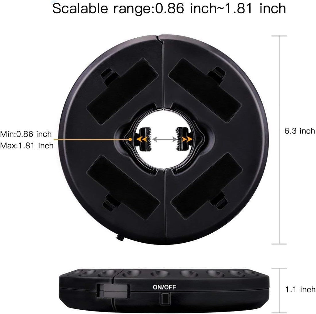 Patio Umbrella Lights Battery Operated (2 Pack) 3 Brightness Modes Cordless 28 LED Lights LED Umbrella Pole Light
