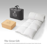 White Goose Down Fiber Comforter Full Queen