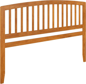 King Solid Wood Headboard, Light Toffee