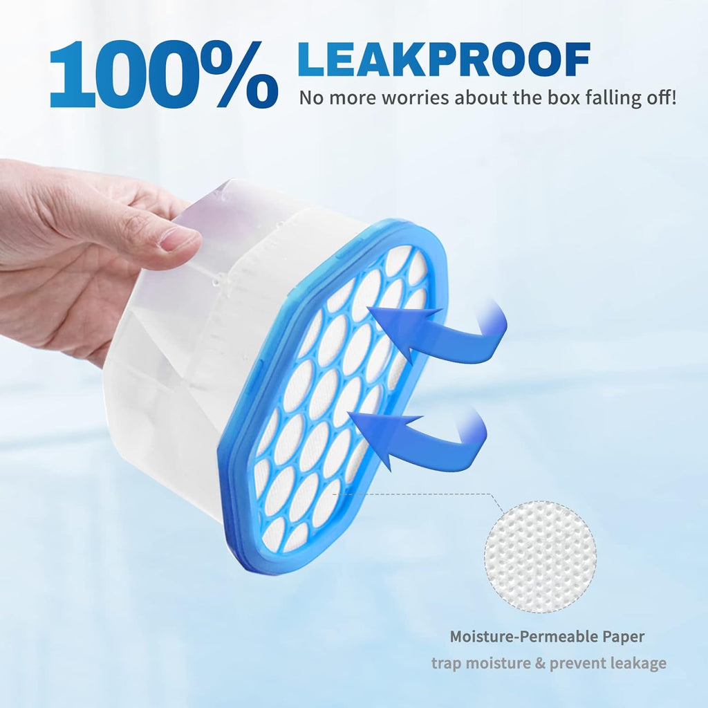 Moisture Absorbers 6 Pack, Portable Humidity Absorber Boxes for Your Bathroom, Closet & Car