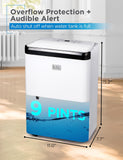 1000 Sq. Ft. Dehumidifier for Home, Bedroom and Basement, Up To 9 Pints Per Day, ENERGY STAR Certified, 3.3