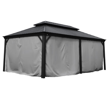 12' x 20' Outdoor Gazebo Privacy Curtain Sidewall