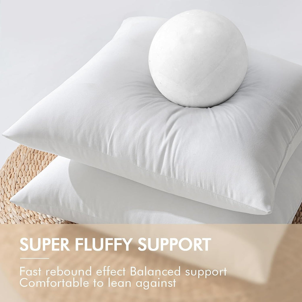 12x20 Inch Outdoor Pillow Inserts, Waterproof Throw Pillows - Set of 2