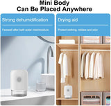 Dehumidifier for Home (300 Sq.Ft), Small Dehumidifiers with Auto Shut Off, Ideal for Closet Bedroom Bathroom RV T1