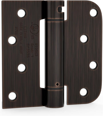 Door Hinges Self Closing Spring Door Hinge Residential & Heavy-Duty Door Hardware with Square & 5/8" Radius Corners 4