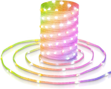 100ft Color Changing Christmas String Lights, 300 LED Twinkle Fairy Lights String Waterproof, 200+ Scene Modes, Smart