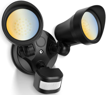 Motion Sensor Outdoor Lights, 30W 3500LM Flood Lights Outdoor 120V, 3 Modes (Dusk to Dawn/Auto/On Time), 3CCT