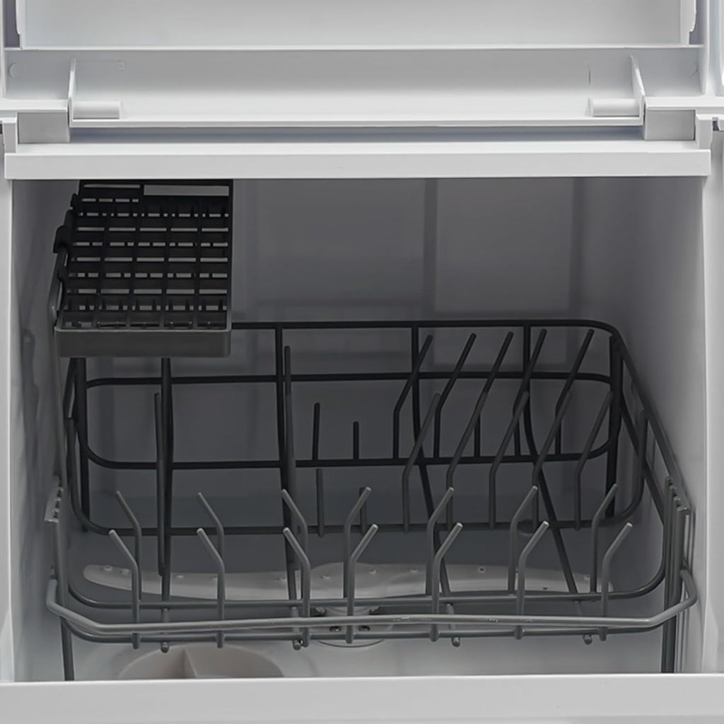 Countertop Dishwasher, 5 Washing Programs Portable Dishwasher, 360°Rotation Flushing Wash Fruit Machine