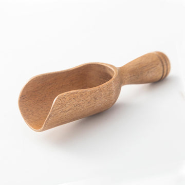 Wooden Scoops for Canisters 1PCS Wooden Scoop for Jars Acacia 5′′ Med-size Flour Scoop Coffee Scoops for Ground