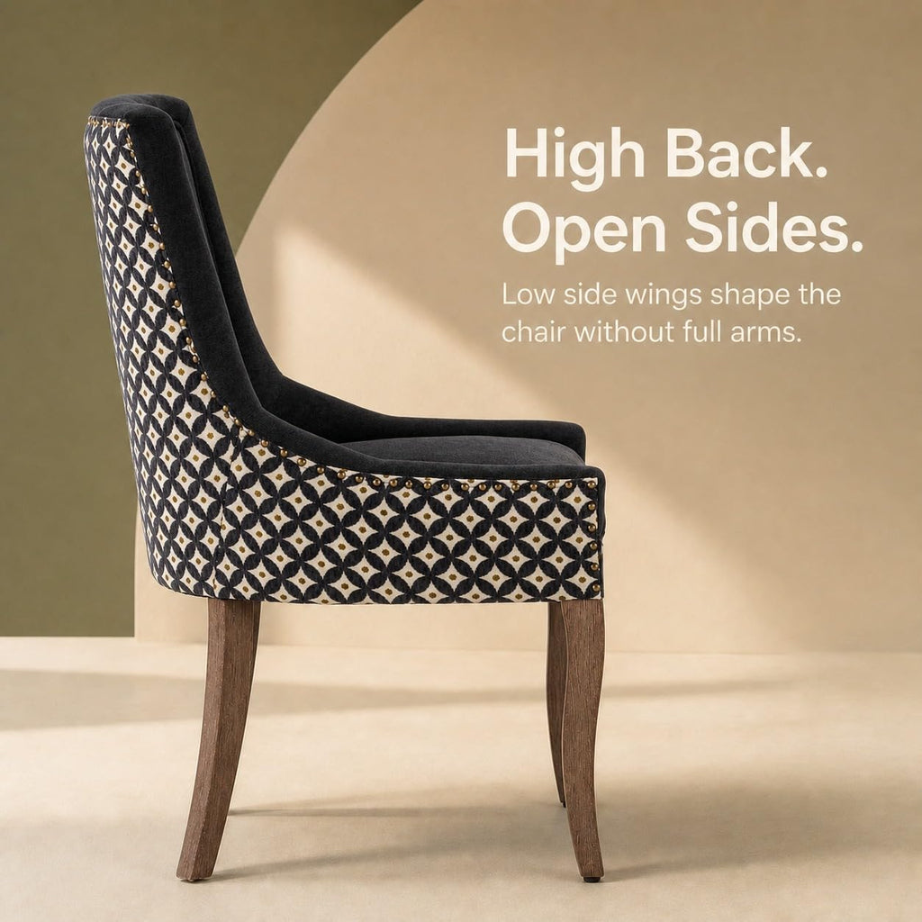 Dining Chairs Set of 4, Kitchen & Dining Room Chairs, Fabric Upholstered Dinning Chairs, Sillas De Comedor