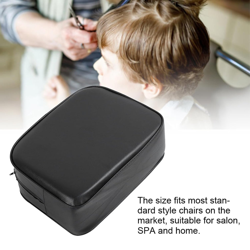 Salon Booster Seat Cushion, Children Leather Cushion Pads, Barber Booster Seat for Salon Styling Chair, Barber