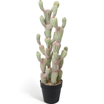 Artificial Cactus 24" Fake Cacti Faux Potted Cactus Plants Store Office Decoration