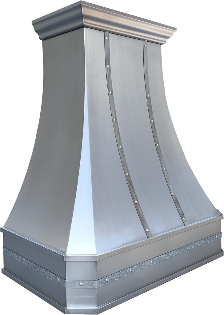 Wall Mount Range Hood 4 Speed LED Lights