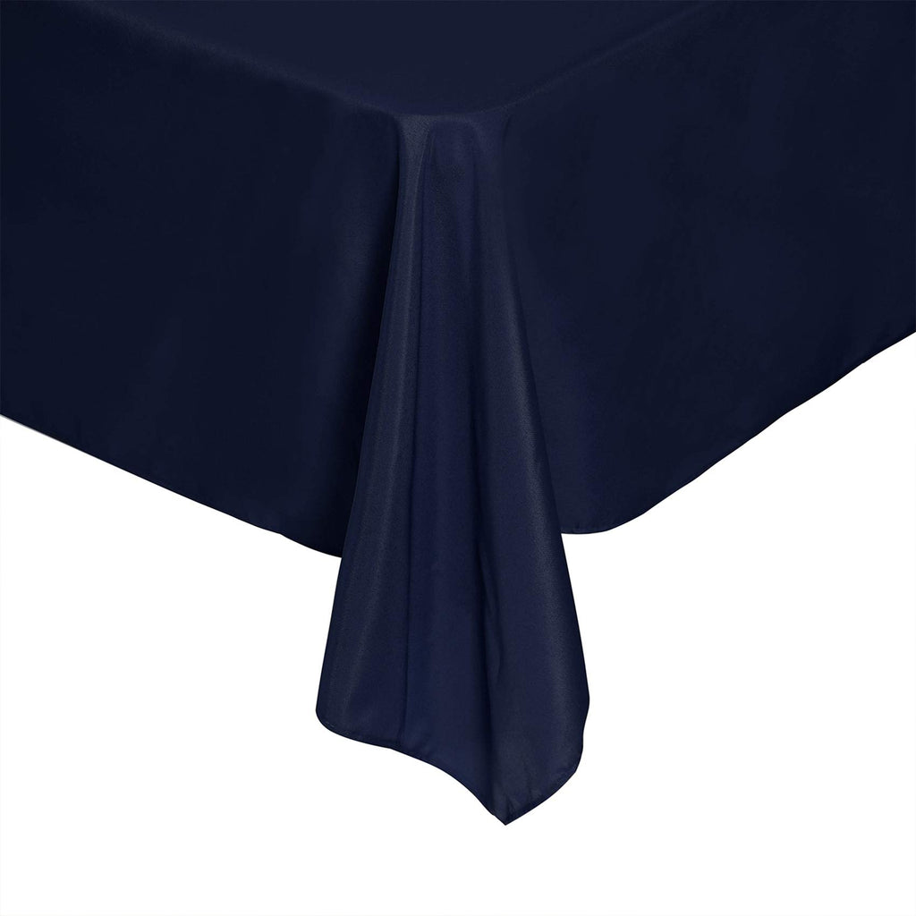 Rectangle Tablecloth 90x132 inch Washable Polyester Fabric Table Cloth for Wedding Party Dining Banquet
