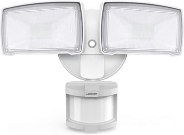 Hardwired LED Security Lights Motion Sensor Outdoor, 40W 4000LM | 5500K Daylight, 72 FT Range & 180° Detection, Easy