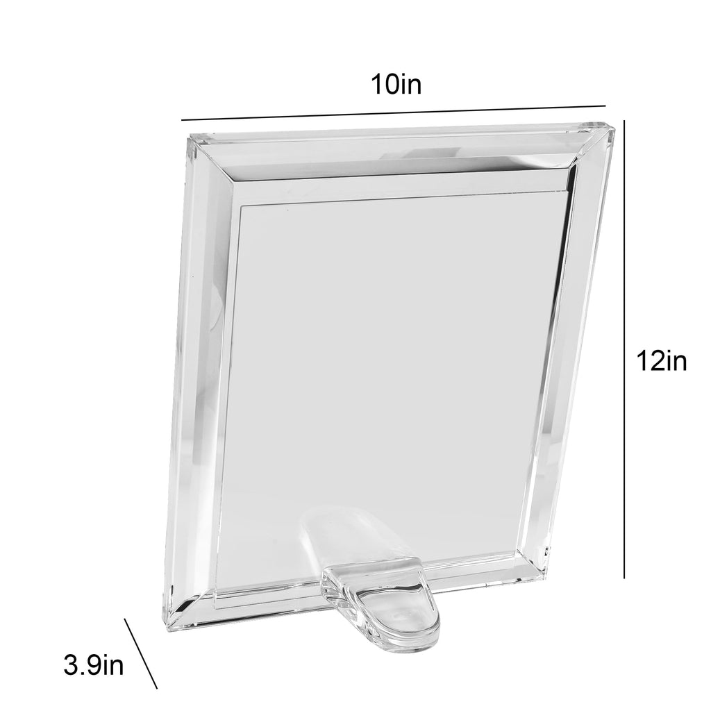 Crystal 8x10 Inch Picture Frame, Wedding Frame Tabletop Display, Display Pictures 8'' x 10'', Comes with Gift Box