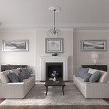 Cole Ceiling Medallion, 25 3/8"OD x 3 3/8"ID x 1 3/8"P (Fits Canopies up to 9 1/8"), Factory Primed