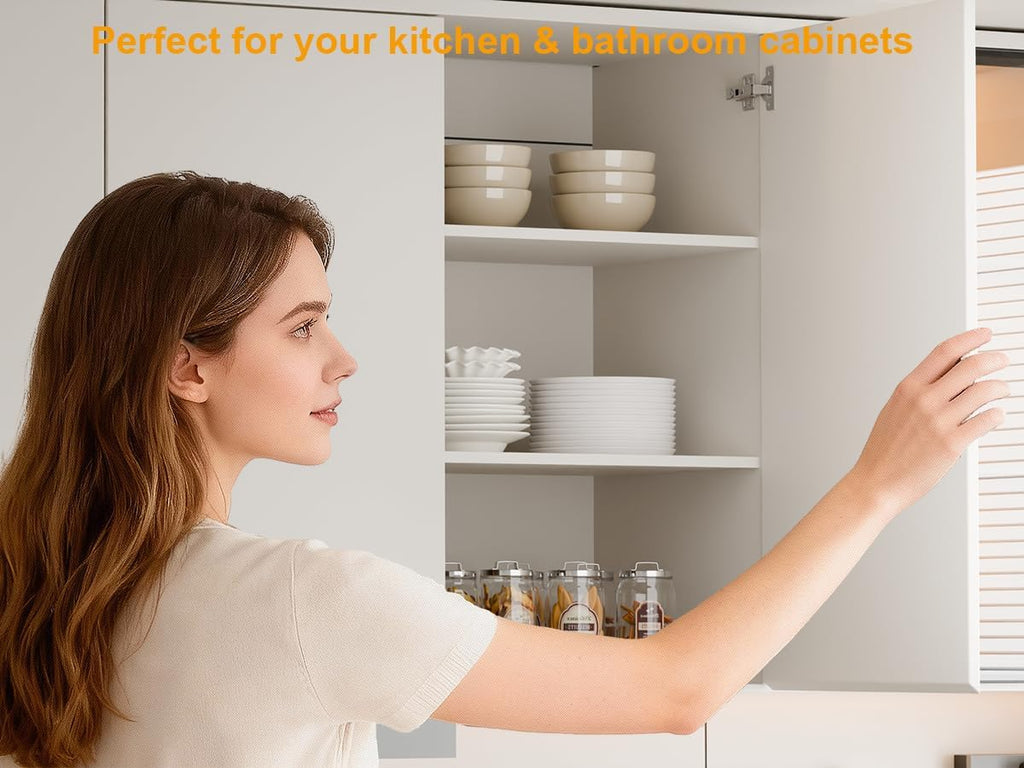 2 Pack 1 Pairs Frameless Soft Close Full Overlay Cabinet Hinges European Cabinet Door Hinges 35mm Cup Concealed Kitchen