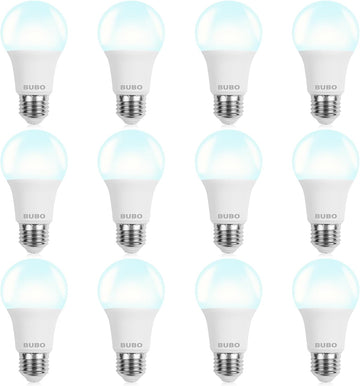 A19 LED Light Bulbs, 40W Equivalent, 5W Daylight 5000K, 550 Lumens, E26 Medium Base, Non-Dimmable LED Bulbs