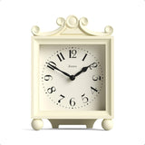CLOCKS Parlour Mantel Clock | Small Classic Carriage Clock | Cream | Elegant Square Decorative case
