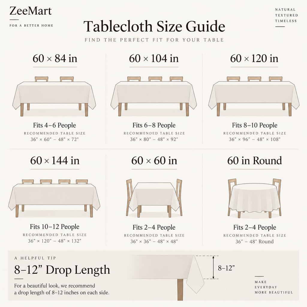 Linen Checked Square Table Cloth 52x52 Inch Olive