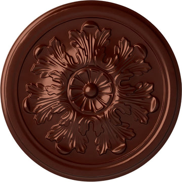 Legacy Acanthus Ceiling Medallion, Antique Copper