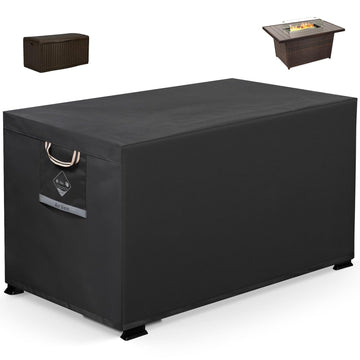 Fire Pit Cover Rectangular 64", 600D Heavy Duty 100% Waterproof