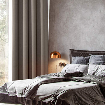 Blackout Closet Curtains Doorway 72 Inch Long Thermal Insulated Room Darkening Door Curtains with Grommet Window