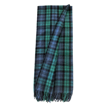 Tartan Plaid Wool Throw Blanket - Winter Scottish Blanket Campbell Ancient