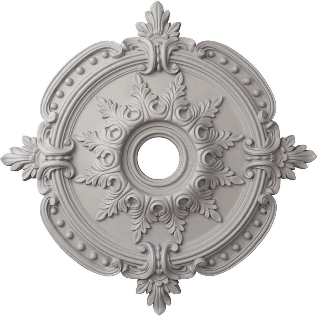 28 3/8"OD x 3 3/4"ID x 1 5/8"P Benson Classic Ceiling Medallion (Fits Canopies up to 6 1/2") - Ceili