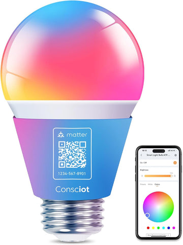 Smart Light Bulbs, 60W Equivalent Bluetooth Light Bulb, 1 Pack