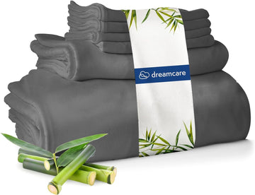 100% Rayon Bamboo Sheets Queen Size - 4pc Cooling Sheets Queen