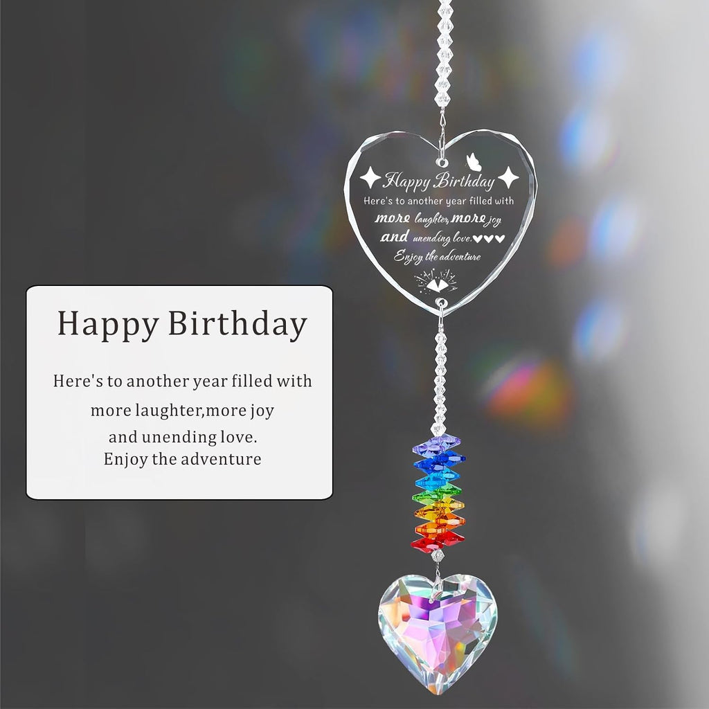Crystal Suncatcher Birthday Gifts for Women Daughter Girlfriend Mom Her Girl Friend Sister Nurse Doctor Teacher