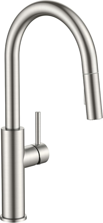 Kitchen Faucet with Pull Down Sprayer, Classic Brushed Nickel