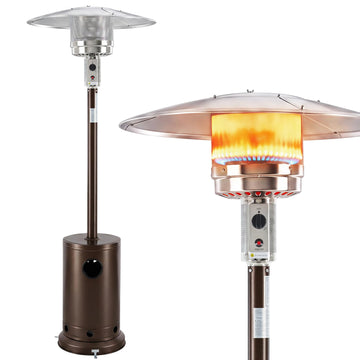 48, 000 BTU Patio Heater with Wheels Heater for Outdoor Use
