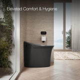 K-5401-PA Veil Dual Flush One Piece Elongated Chair Height Intelligent Toilet - Seat Included with Quiet Close Lid